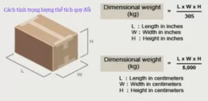 cach tinh trong luong the tich